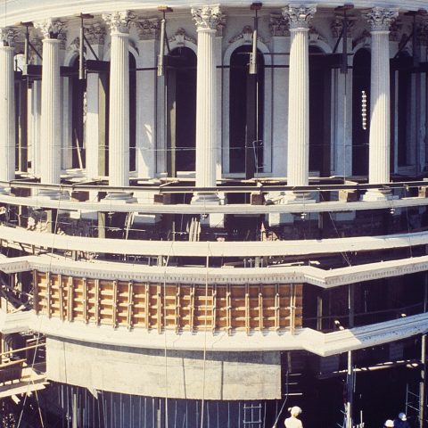 Cast iron elements of the colonnade. Source: Courtesy of Dick Cowan